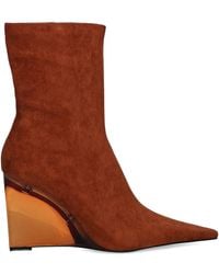 Jeffrey Campbell - Beth-Anne Wedge-Heel Point-Toe Boots - Lyst