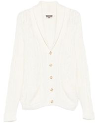 N.Peal Cashmere - Cardigan Con Scollo A Scialle - Lyst