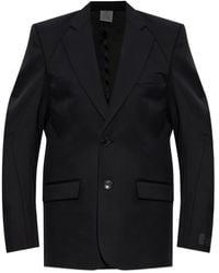 Vetements - Padded-Shoulder Wool Blazer - Lyst