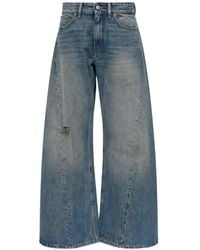 MM6 by Maison Margiela - Wide-Leg Jeans - Lyst