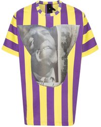 Bernhard Willhelm - Vertical-Striped T-Shirt - Lyst