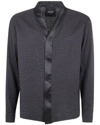 Giorgio Armani - Textured Shirt Jacket - Lyst