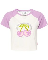 Aape By A Bathing Ape - チェリーモチーフ クロップド Tシャツ - Lyst