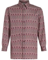 Etro - Paisley-pattern Cotton Shirt - Lyst