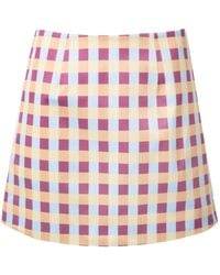 LHD - Ingham Citadelle Check Pattern Skirt - Lyst