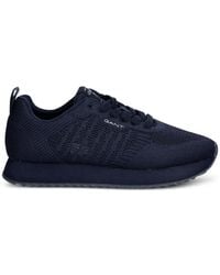 GANT - Bevinda Knit Lace-Up Sneakers - Lyst
