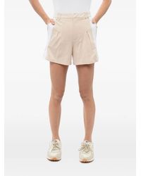John Richmond - Side-Stripe Pleated Shorts - Lyst