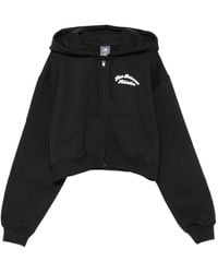 New Balance - Felpa Con Cappuccio E Zip - Lyst