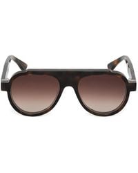 Thierry Lasry - Dynasty Geometric-Frame Sunglasses - Lyst
