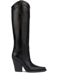 Paris Texas - El Dorado Calf Leather Pointed-Toe Boots - Lyst