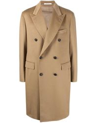 Tagliatore - Doppelreihiger Mantel Mit Steigendem Revers - Lyst