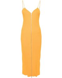 Jil Sander - Robe En Maille À Fermeture Zippée - Lyst