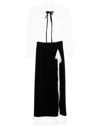 Ana Radu - Velvet Maxi Skirt And Body Set - Lyst