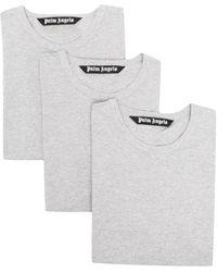 Palm Angels - 3er-Pack T-Shirts mit rundem Ausschnitt - Lyst