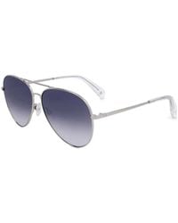 Rag & Bone - Occhiali Da Sole Con Montatura Stile Pilota - Lyst