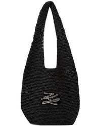 KARL LAGERFELD - K/Autograph-Patch Crochet Tote Bag - Lyst