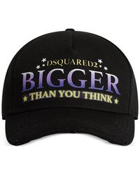 DSquared² - Printed Distressed Baseball Cap - Lyst