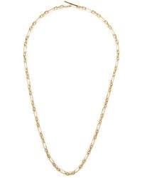 Lizzie Mandler - 18Kt Figaro-Link Chain Necklace - Lyst
