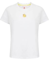 Mira Mikati - Duck-Embroidered T-Shirt - Lyst