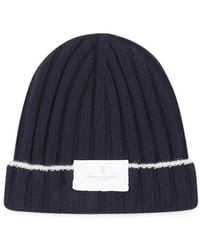 Brunello Cucinelli - Cashmere Rib-Knit Beanie - Lyst