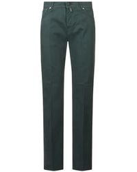 Kiton - Straight-Leg Logo-Patch Jeans - Lyst