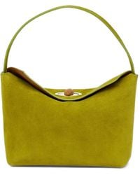 Christopher Esber - Mini Turnlock Suede Shoulder Bag - Lyst