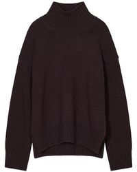 Closed - Jersey Con Ribete De Canalé Y Cuello Alto - Lyst