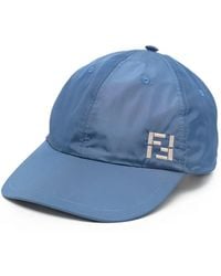 Fendi - Honkbalpet Met Ff Patroon - Lyst