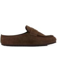 Forsa - Eddie Suede Slip-On Mules - Lyst