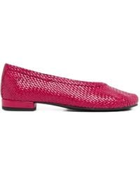 CAREL PARIS - Cassis Woven Leather Ballet Flats - Lyst