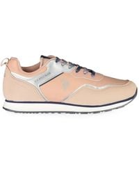 U.S. POLO ASSN. - Logo-Print Panelled Sneakers - Lyst