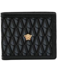 Versace - Portemonnaie Mit Logo - Lyst