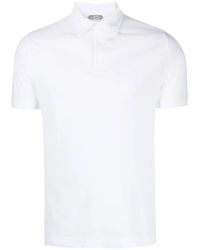 Zanone - Basic Short-Sleeved Polo Shirt - Lyst