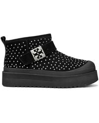 Tory Burch - Ankle Boots Mellow Aus Veloursleder - Lyst