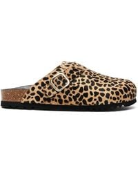 Scholl - Fae Leopard-Print Mules - Lyst