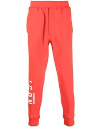 DSquared² - Icon Logo-Print Track Pants - Lyst