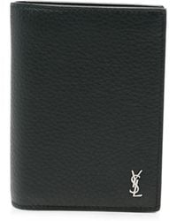 Saint Laurent - Tiny Cassandre Credit Card Wallet - Lyst
