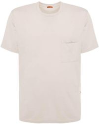 Barena - Katoenen T-shirt Met Borstzak - Lyst