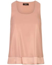 Peserico - Metallic-Finish Layered Top - Lyst