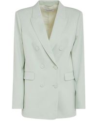 Another Tomorrow - Wollen Blazer Met Dubbele Rij Knopen - Lyst