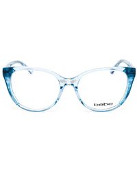 Bebe - Animal-Print Cat-Eye Glasses - Lyst