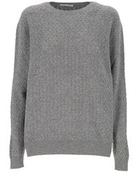 Oliver Lattughi - Cable-Knit Cashmere Sweater - Lyst