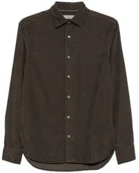 Canali - Camicia A Coste A Maniche Lunghe - Lyst