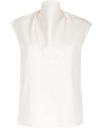 Tibi - Top Chalky con pañuelo removible - Lyst