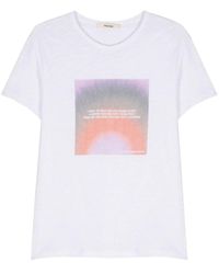Zadig & Voltaire - X Greta Bellamacina Toby Photoprint T-shirt - Lyst