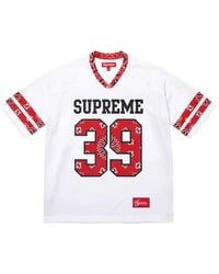 Supreme - Bandana Football T‑Shirt - Lyst