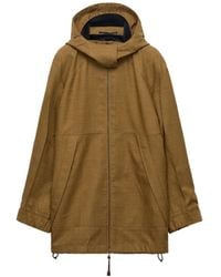 Prada - Mélange Hopsack Wool Jacket - Lyst