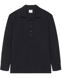 Courreges - Long-Sleeve Logo-Detail Polo Shirt - Lyst