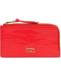 Bimba Y Lola - Crocodile-Effect Zip-Around Wallet - Lyst