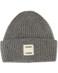 Samsøe & Samsøe - Ribbed Wool Beanie - Lyst